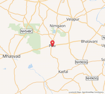 Map of Piliv, Maharashtra