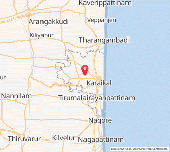Map of Pillaittiruvasal, Puducherry