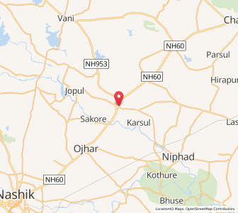 Map of Pimpalgaon Baswant, Maharashtra