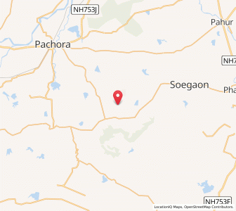 Map of Pimpalgaon Khurd, Maharashtra