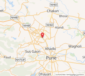 Map of Pimpri, Gujarat