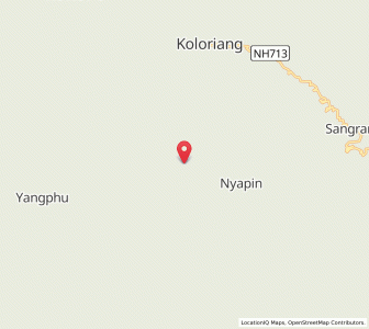 Map of Pinchi, Arunachal Pradesh