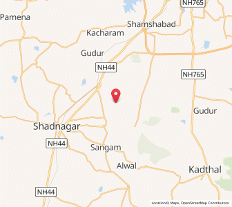 Map of Pinjarla, Andhra Pradesh