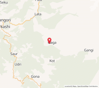Map of Pinswar, Uttarakhand