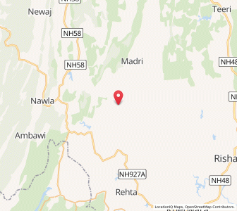 Map of Pipalbara, Rajasthan