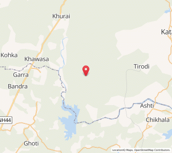 Map of Piparwani, Madhya Pradesh