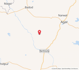 Map of Piplon Kalan, Madhya Pradesh