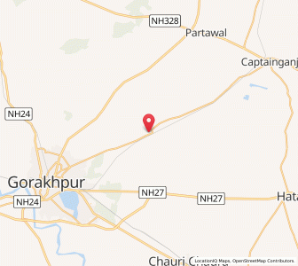 Map of Pipraich, Uttar Pradesh