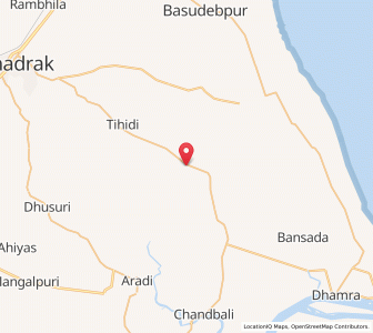 Map of Pir Hat, Odisha
