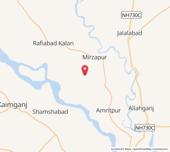 Map of Pirthipur Dhai, Uttar Pradesh