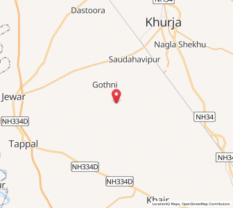 Map of Pisawa, Uttar Pradesh