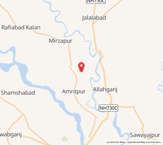 Map of Pithnapur, Uttar Pradesh