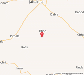 Map of Pithorai, Rajasthan