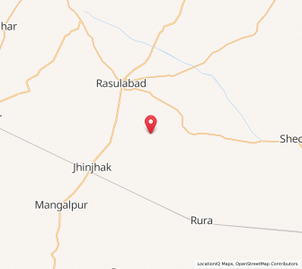 Map of Pitra, Uttar Pradesh
