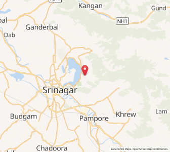 Map of Pohal, Kashmir