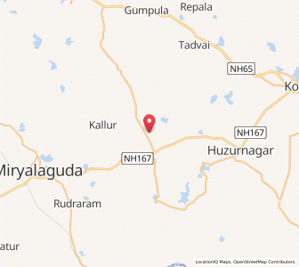 Map of Pongode, Andhra Pradesh