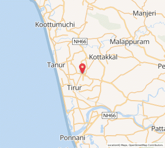 Map of Ponmundam, Kerala