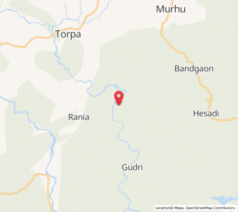 Map of Poranger, Jharkhand