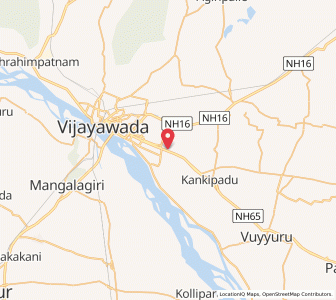 Map of Poranki, Andhra Pradesh