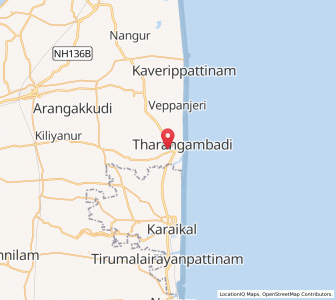 Map of Porayar, Tamil Nadu