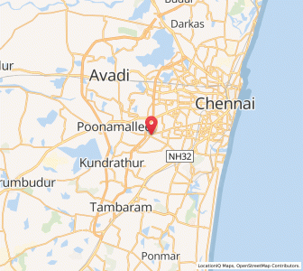 Map of Porur, Tamil Nadu