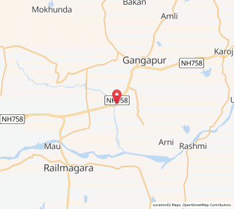 Map of Potlan, Rajasthan