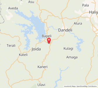 Map of Potolai, Karnataka
