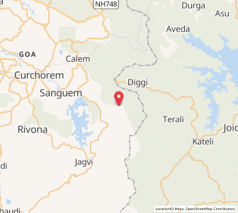 Map of Potrem, Goa