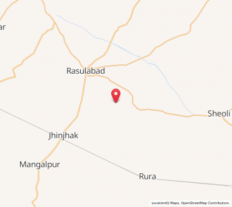 Map of Powa, Uttar Pradesh