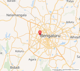 Map of Prashant Nagar, Karnataka