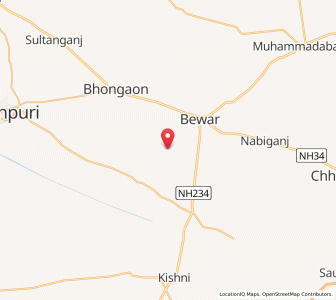 Map of Prayagpur, Uttar Pradesh