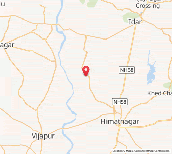 Map of Prempur, Gujarat