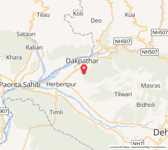 Map of Prithvipur, Uttarakhand