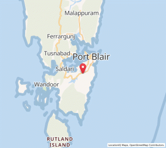 Map of Protheroepur, Andaman and Nicobar Islands