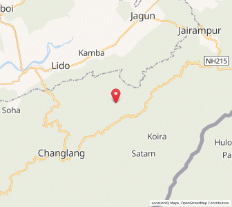 Map of Puchep, Arunachal Pradesh