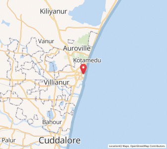Map of Puducherry, Puducherry