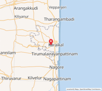 Map of Pudutturai, Puducherry