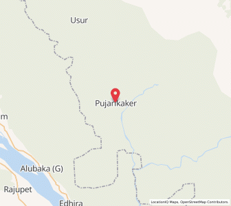 Map of Pujarikaker, Chhattisgarh