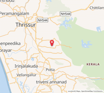 Map of Pukod, Kerala