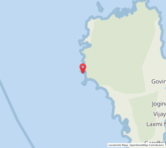 Map of Pulo Kunji, Andaman and Nicobar Islands