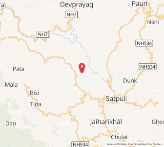 Map of Pulyasu, Uttarakhand