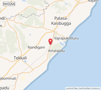 Map of Pundi, Andhra Pradesh
