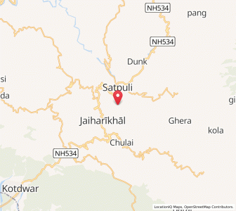 Map of Pundiyargaon, Uttarakhand