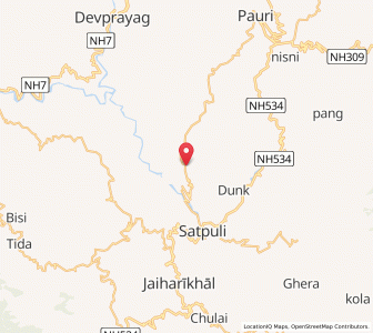 Map of Pundori, Uttarakhand
