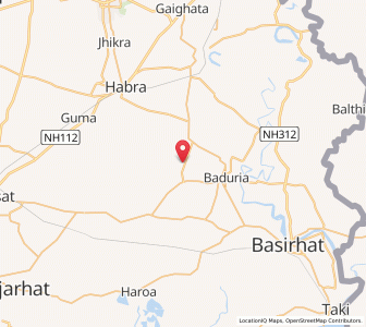 Map of Puni, West Bengal