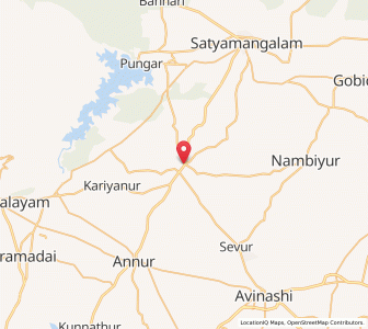 Map of Punjai Puliyampatti, Tamil Nadu