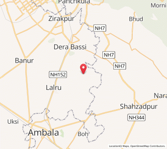 Map of Punsar, Punjab