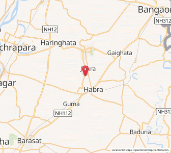 Map of Puntia, West Bengal