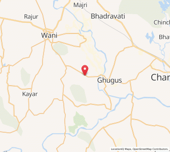 Map of Punwat, Maharashtra