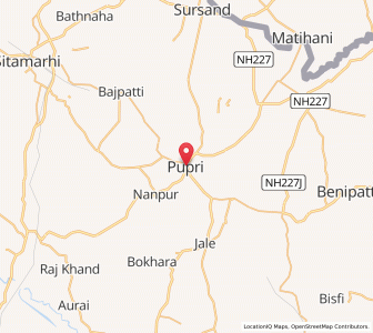 Map of Pupri, Bihar